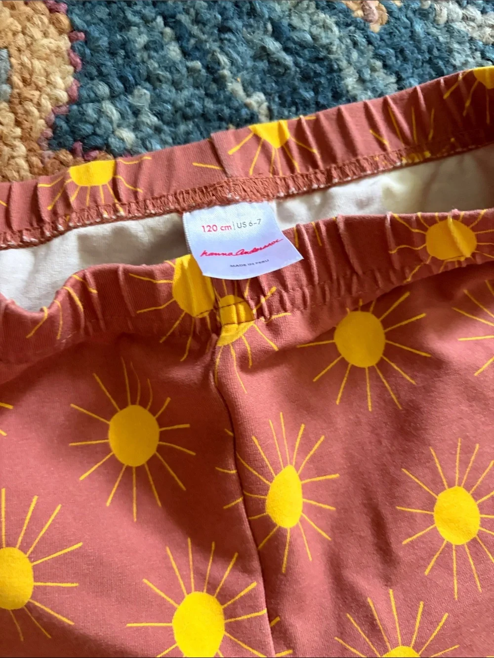 Hanna Andersson Sunburst Shorts & Ruffle Top Set